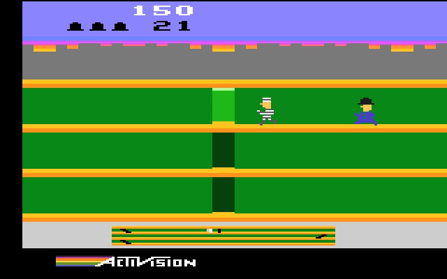 Keystone Kapers, an Atari game