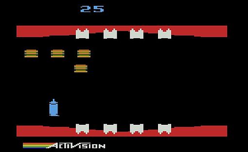 Plaque Attack, an Atari game